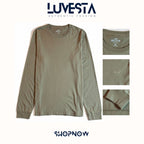 Hollister Essential Long-Sleeve T-Shirt - Olive Green | USA Import