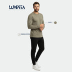 Hollister Essential Long-Sleeve T-Shirt - Olive Green | USA Import