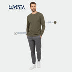 Hollister Essential Long-Sleeve T-Shirt - Army Green | USA Import