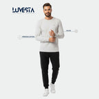 Hollister Essential Long-Sleeve T-Shirt - Classic Gray | USA Import