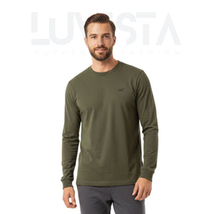 Classic Cotton Long Sleeve — Army Green