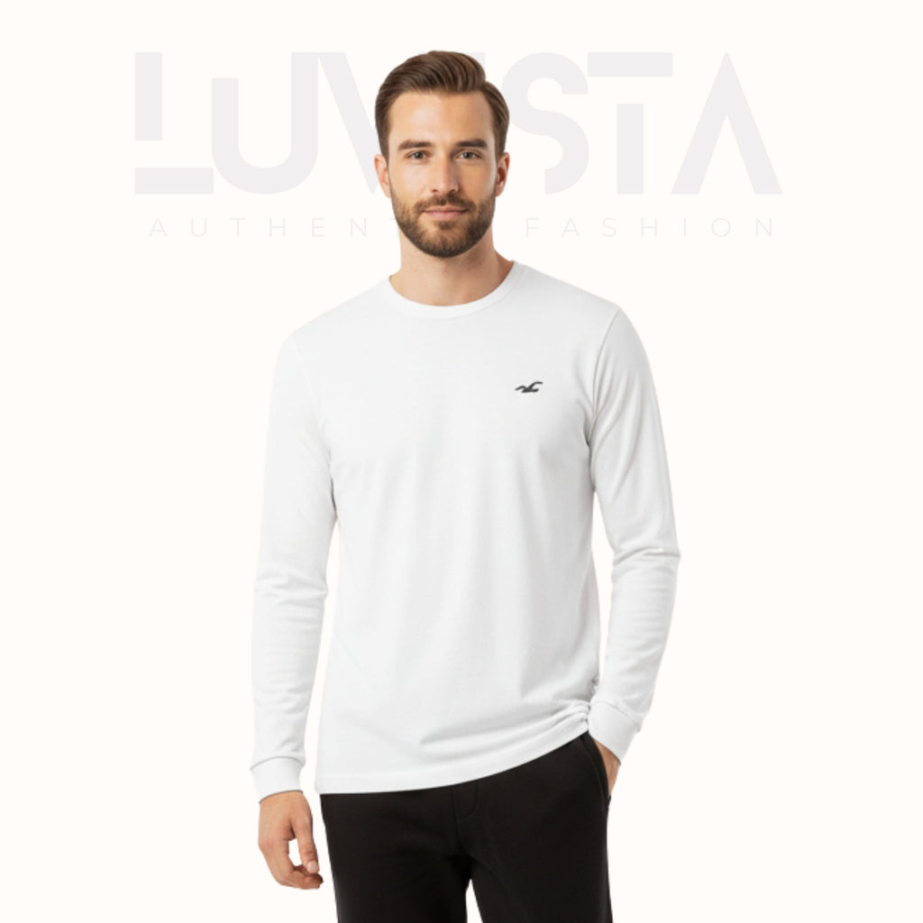 Classic Cotton Long Sleeve — Pure White