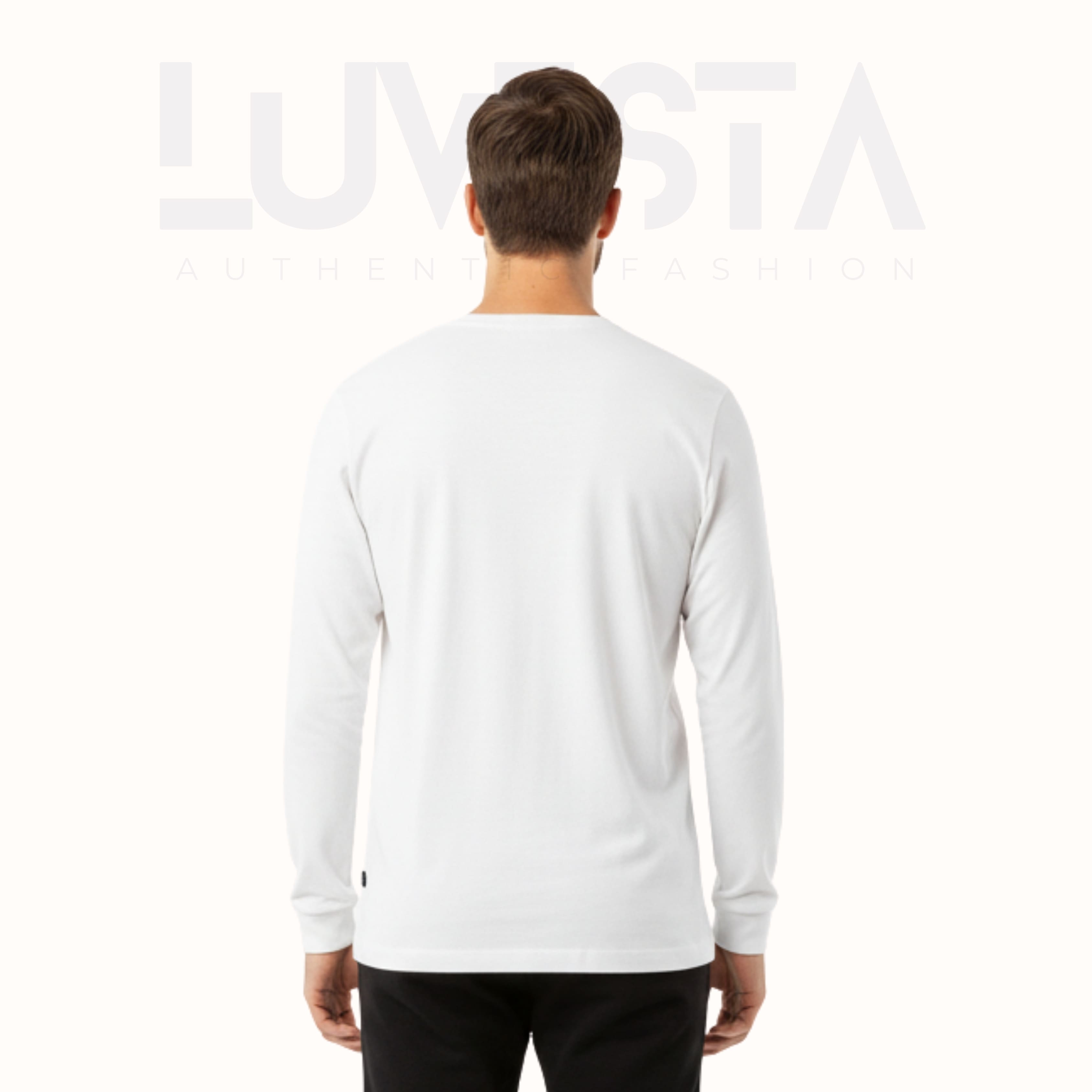 Classic Cotton Long Sleeve — Pure White